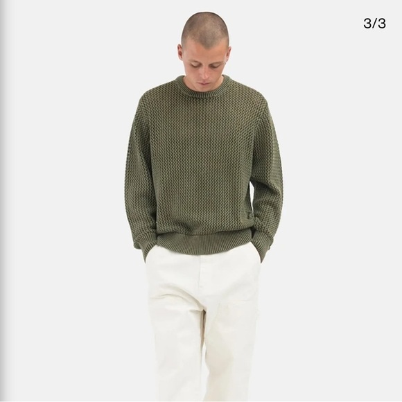 Stussy Olive Crewneck Sweater
